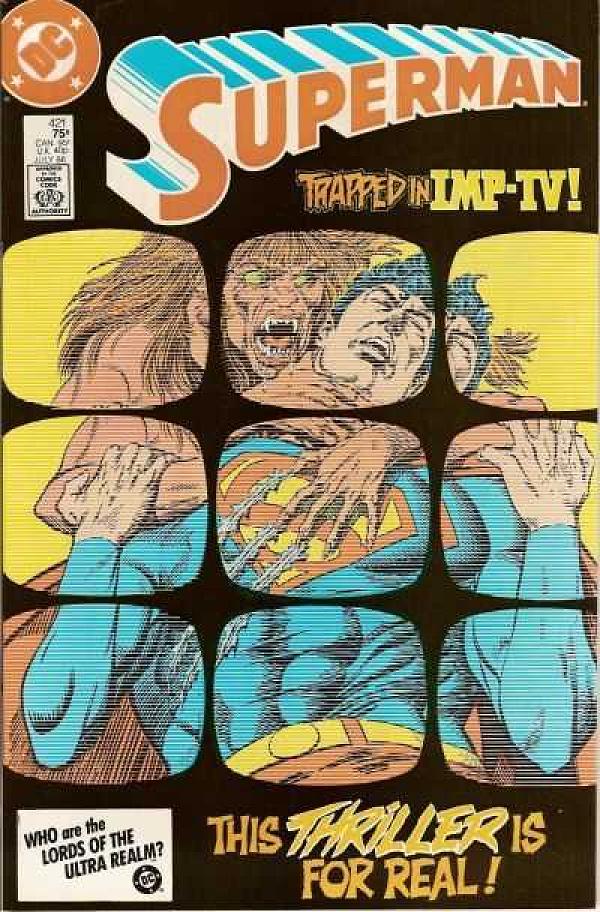 Superman #421 null cover