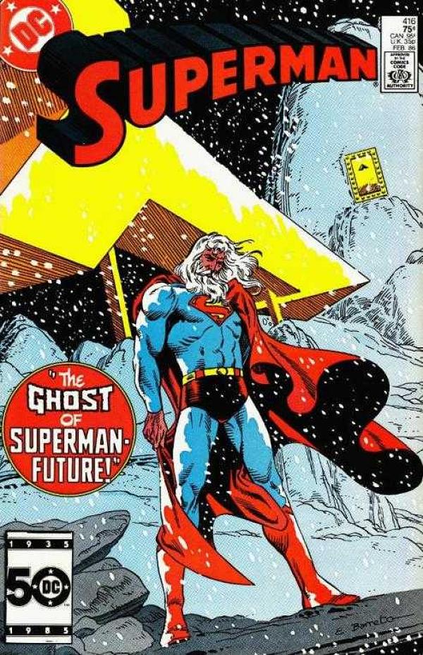 Superman #416 null cover