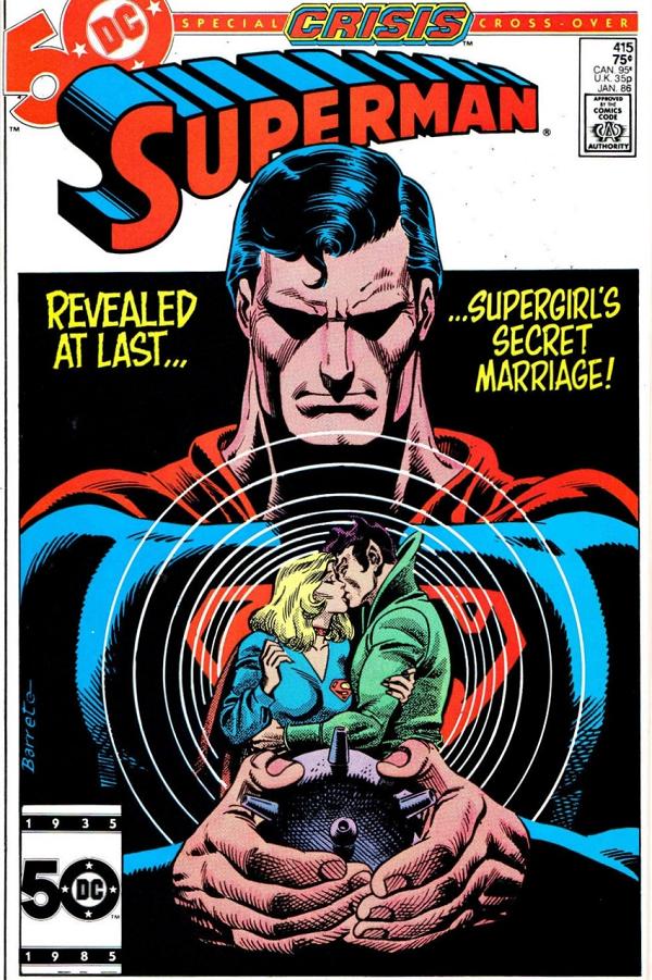 Superman #415 null cover