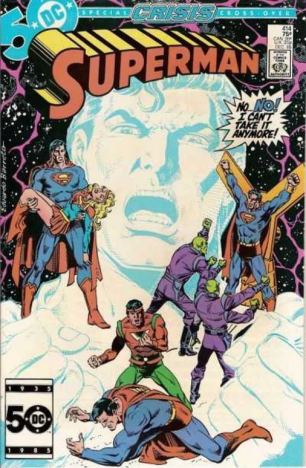 Superman #414 null cover