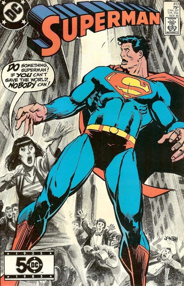 Superman #413 null cover