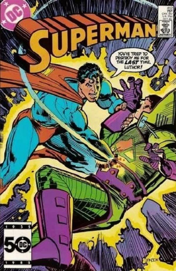 Superman #412 null cover