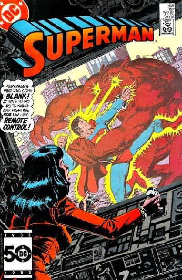 Superman #409 null cover