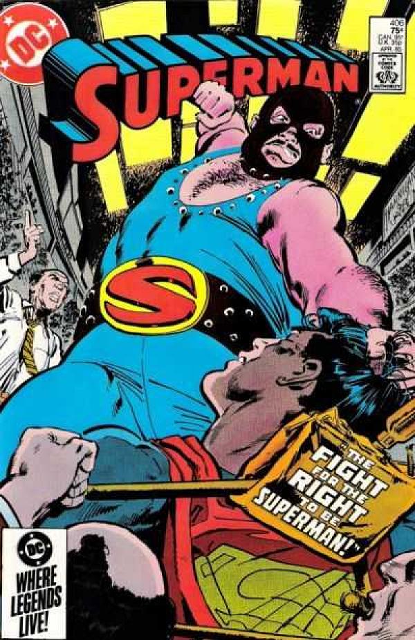 Superman #406 null cover