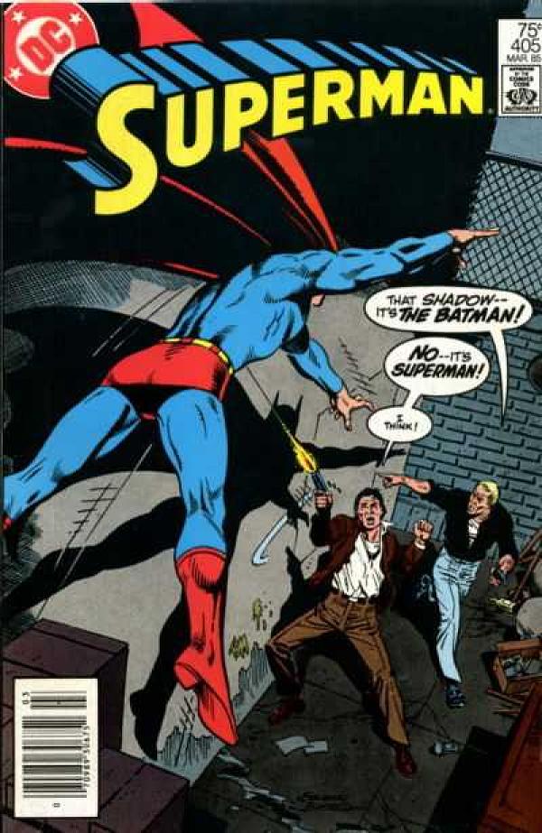 Superman #405 null cover