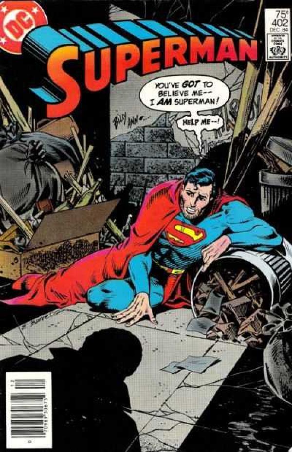Superman #402 null cover