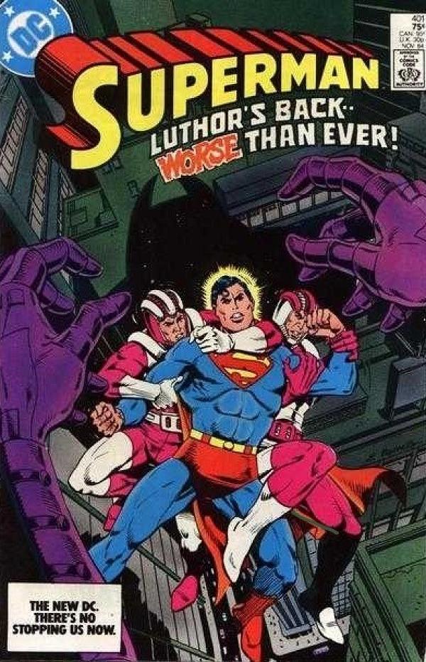 Superman #401 null cover