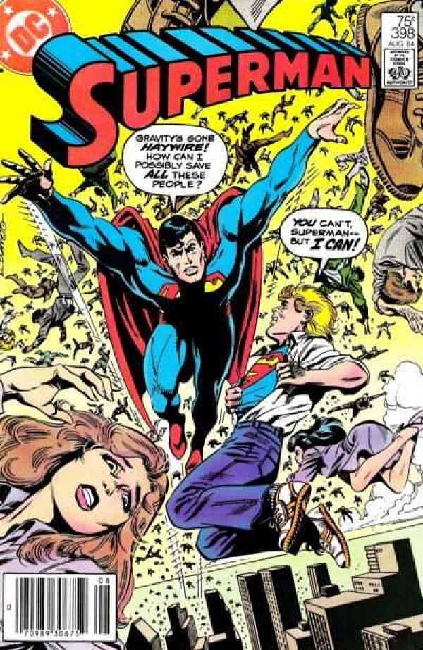 Superman #398 null cover