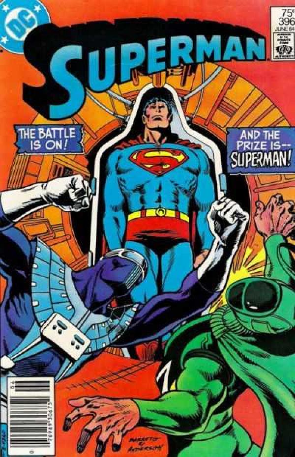 Superman #396 null cover