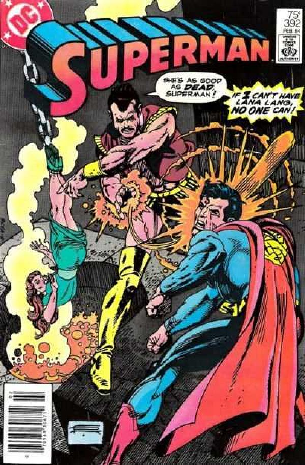 Superman #392 null cover