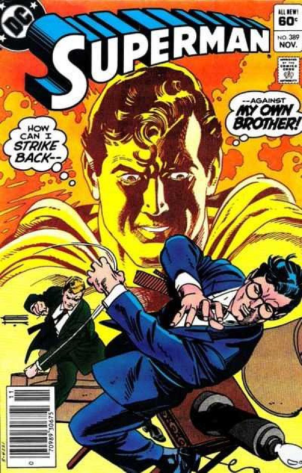 Superman #389 null cover