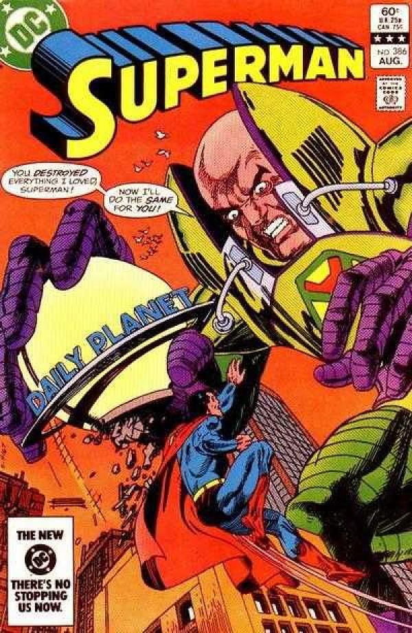 Superman #386 null cover