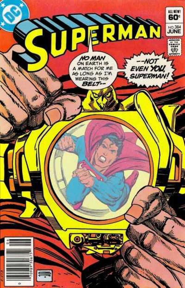 Superman #384 null cover