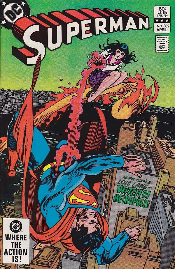 Superman #382 null cover