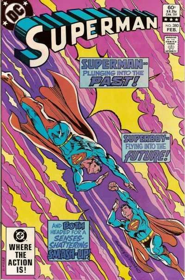 Superman #380 null cover