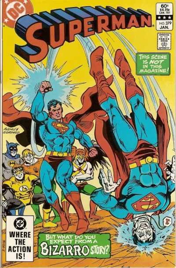 Superman #379 null cover