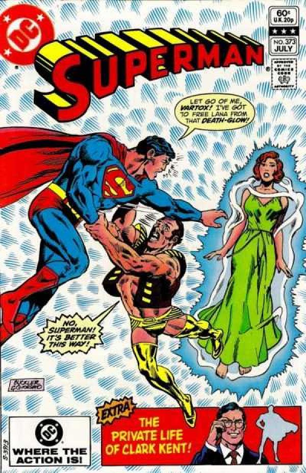 Superman #373 null cover