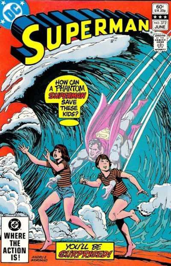 Superman #372 null cover