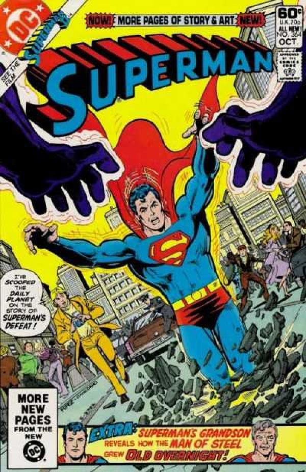 Superman #364 null cover