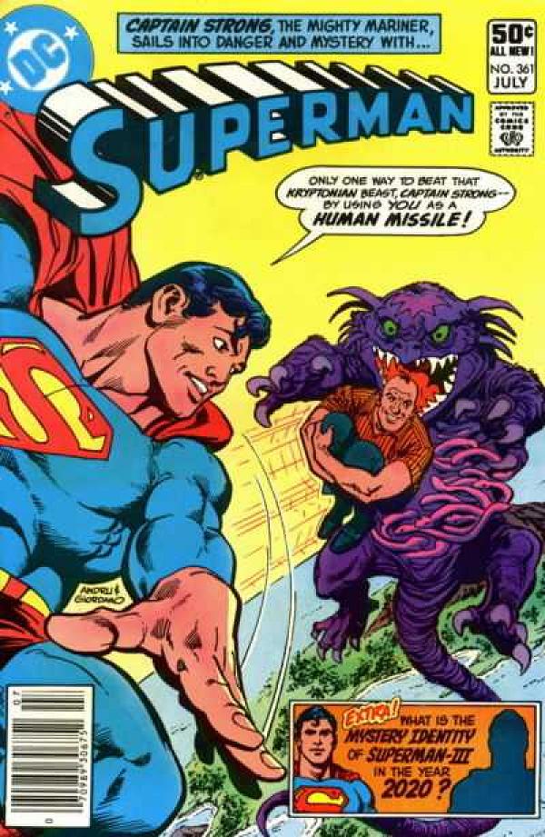 Superman #361 null cover