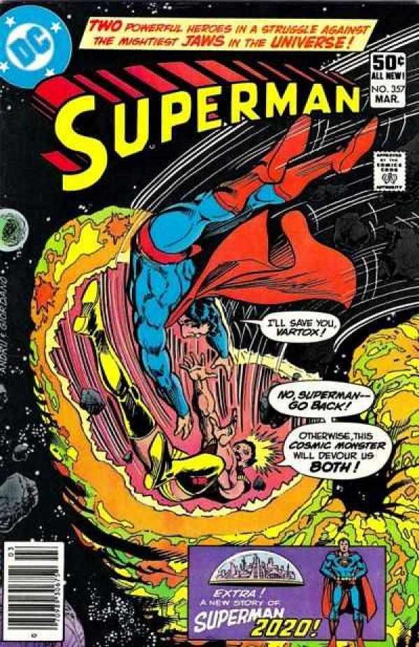 Superman #357 null cover