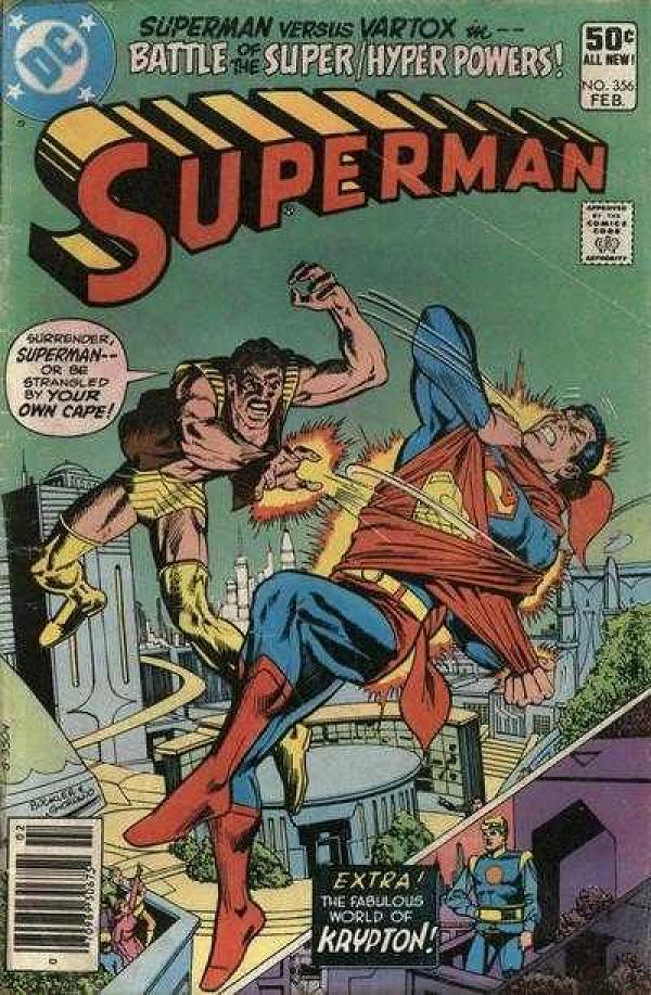 Superman #356 null cover