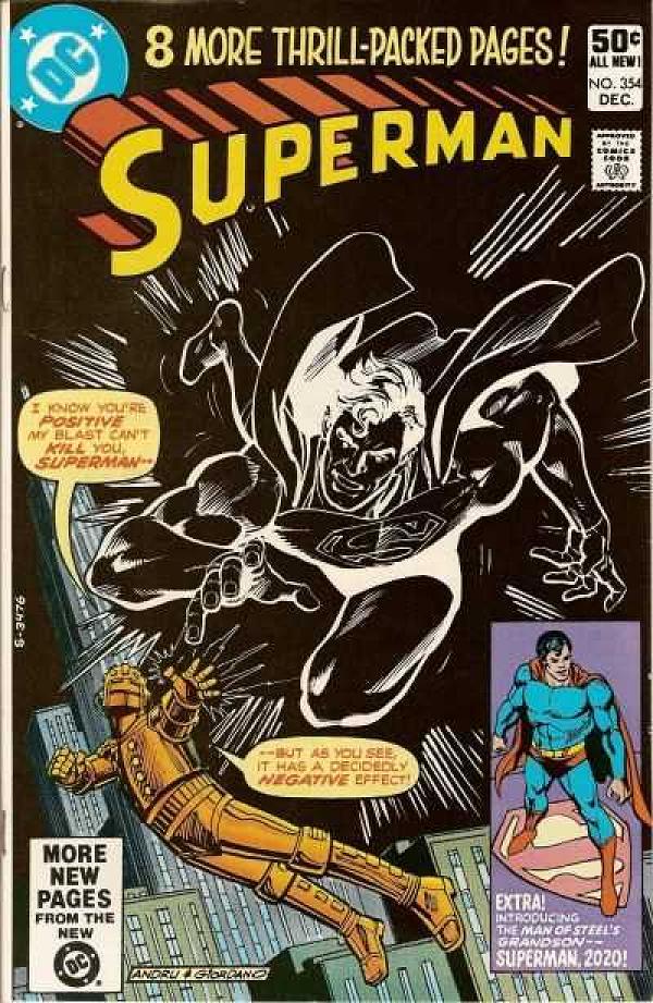 Superman #354 null cover