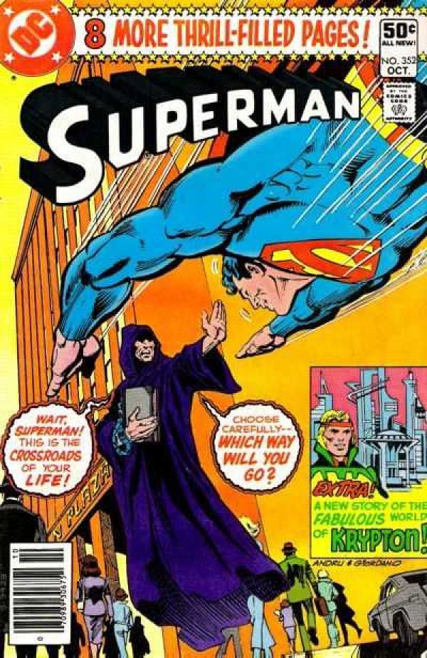 Superman #352 null cover