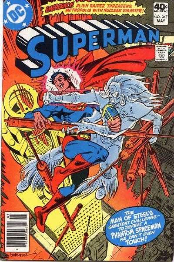 Superman #347 null cover