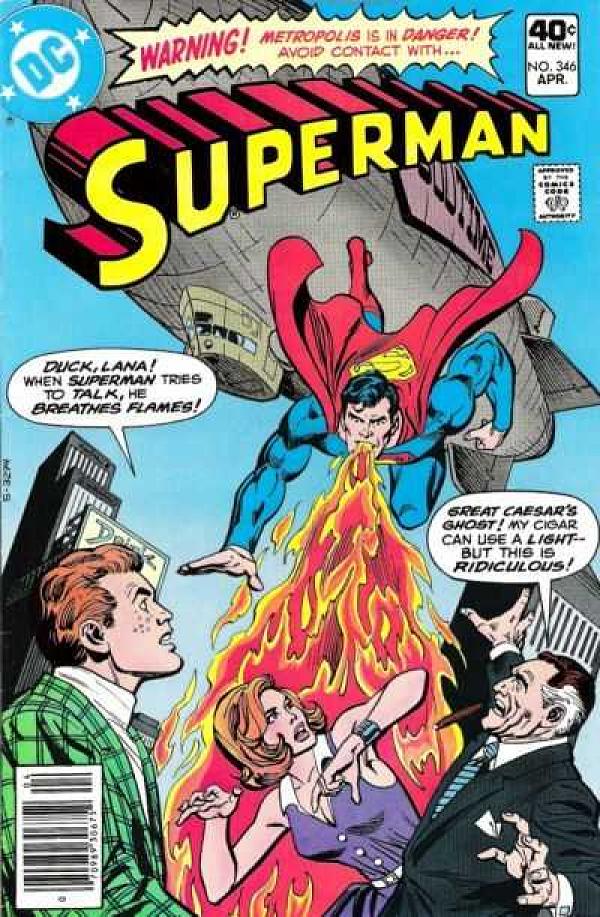 Superman #346 null cover