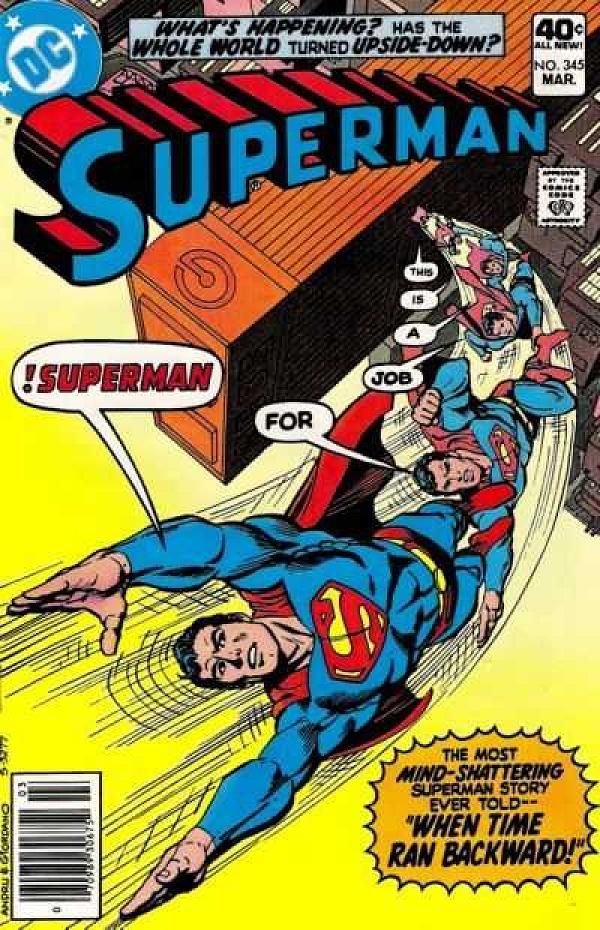 Superman #345 null cover
