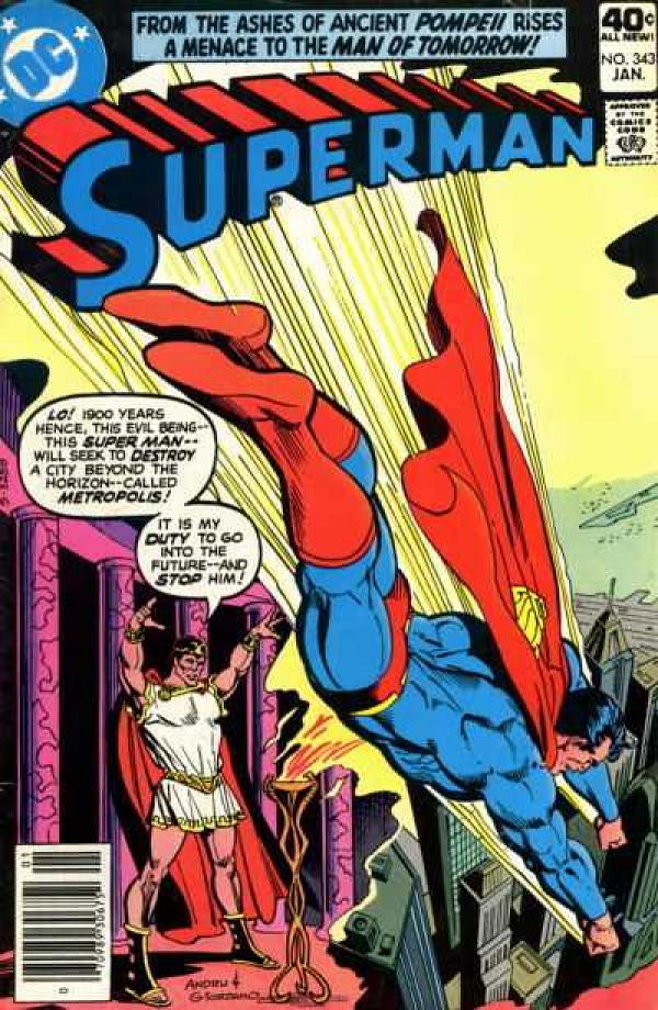 Superman #343 null cover
