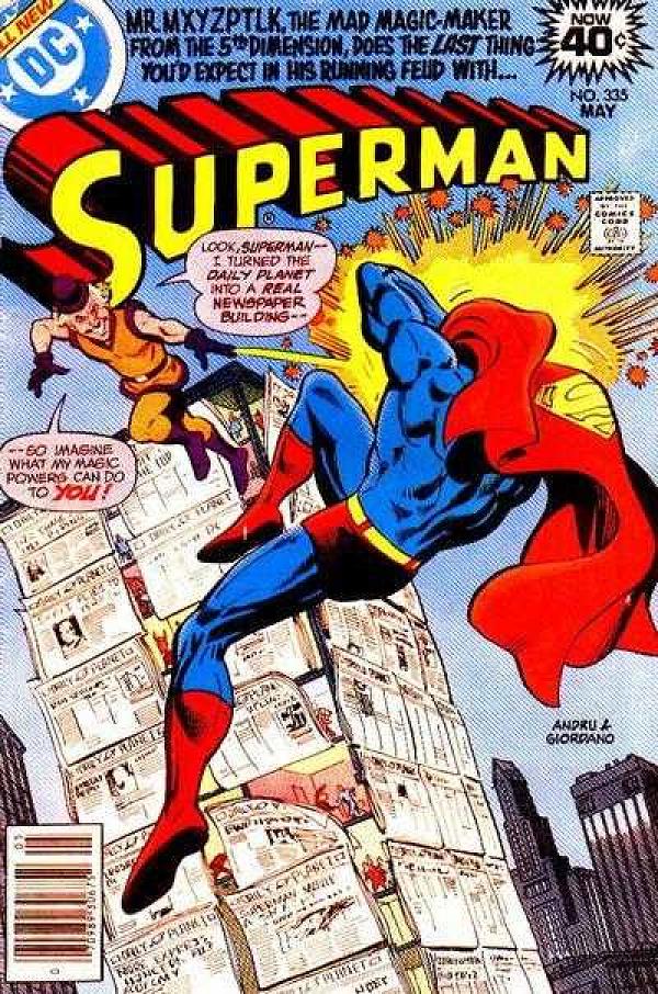 Superman #335 null cover