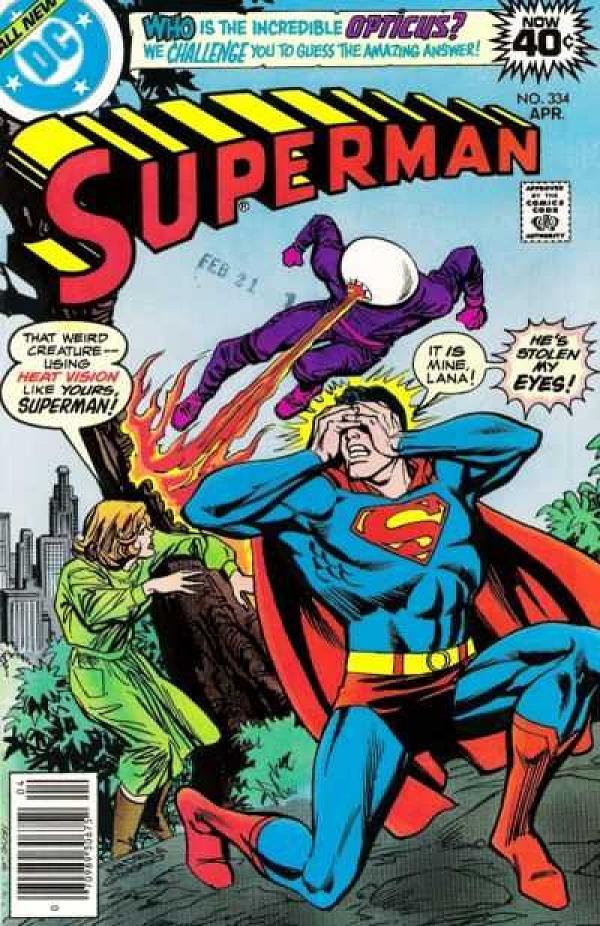 Superman #334 null cover