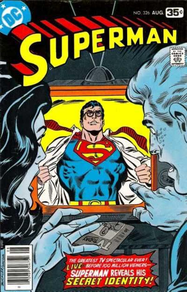 Superman #326 null cover