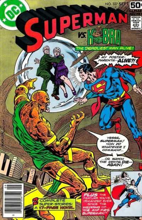 Superman #327 null cover