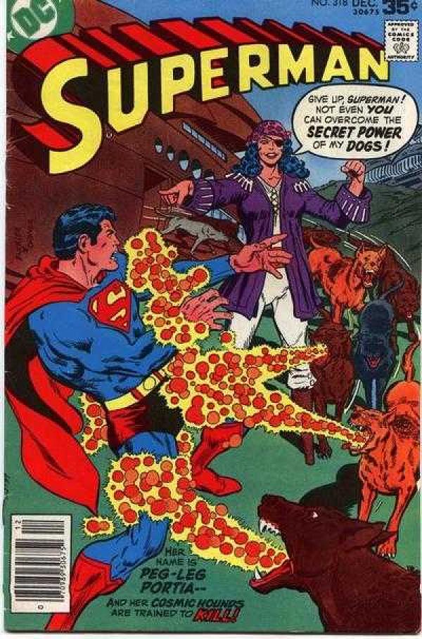 Superman #318 null cover