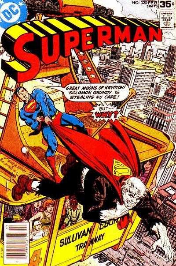 Superman #320 null cover