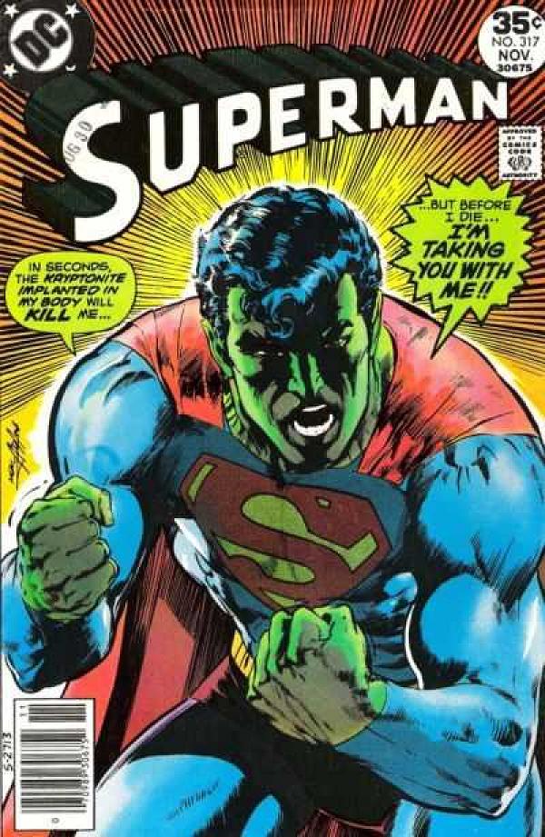 Superman #317 null cover