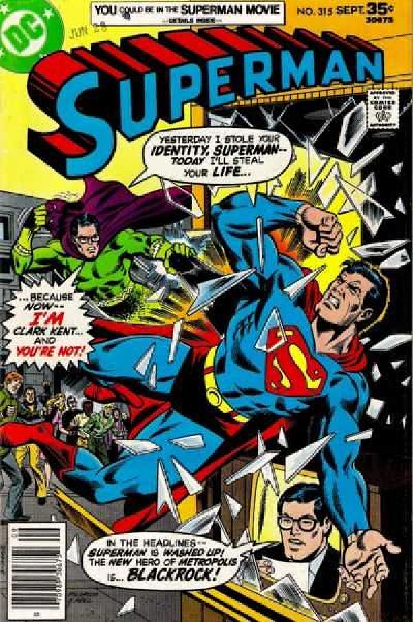 Superman #315 null cover