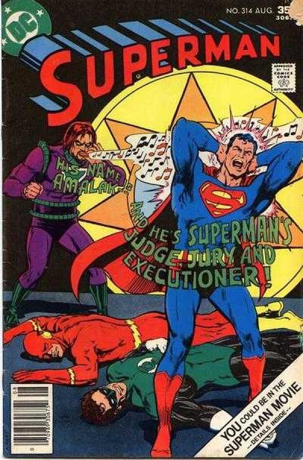Superman #314 null cover