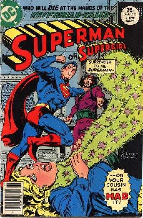 Superman #312 null cover