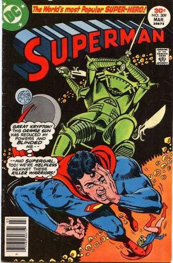 Superman #309 null cover