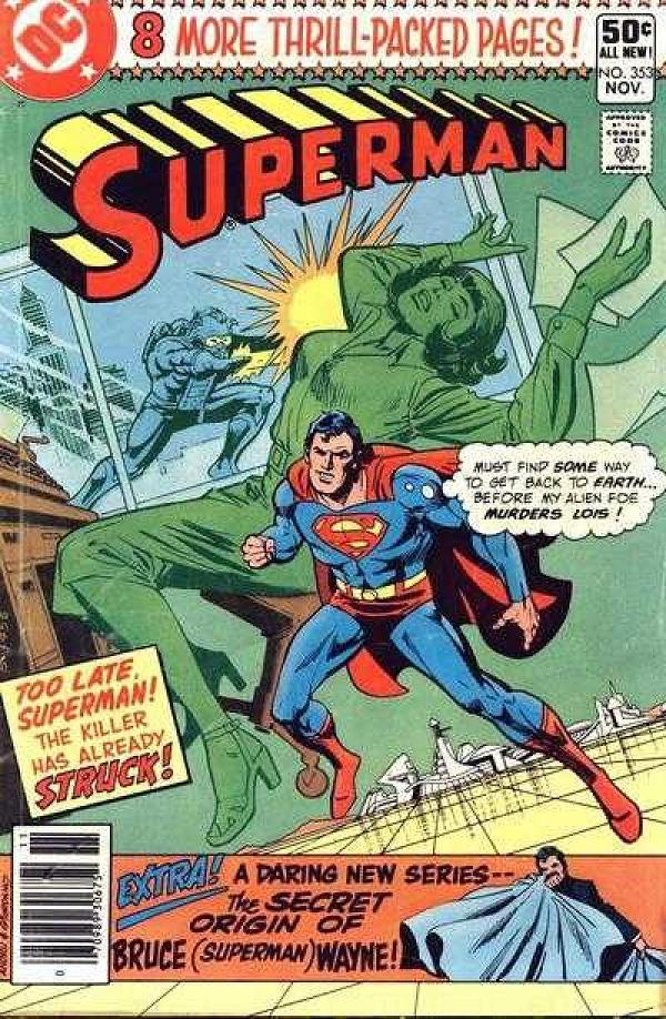 Superman #353 null cover