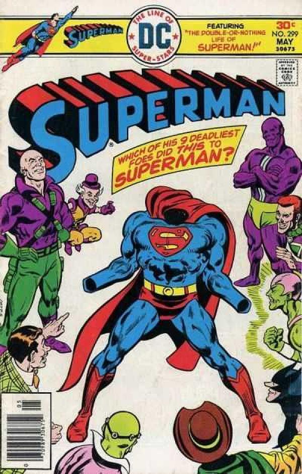 Superman #299 null cover