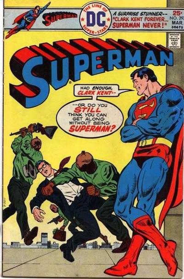Superman #297 null cover
