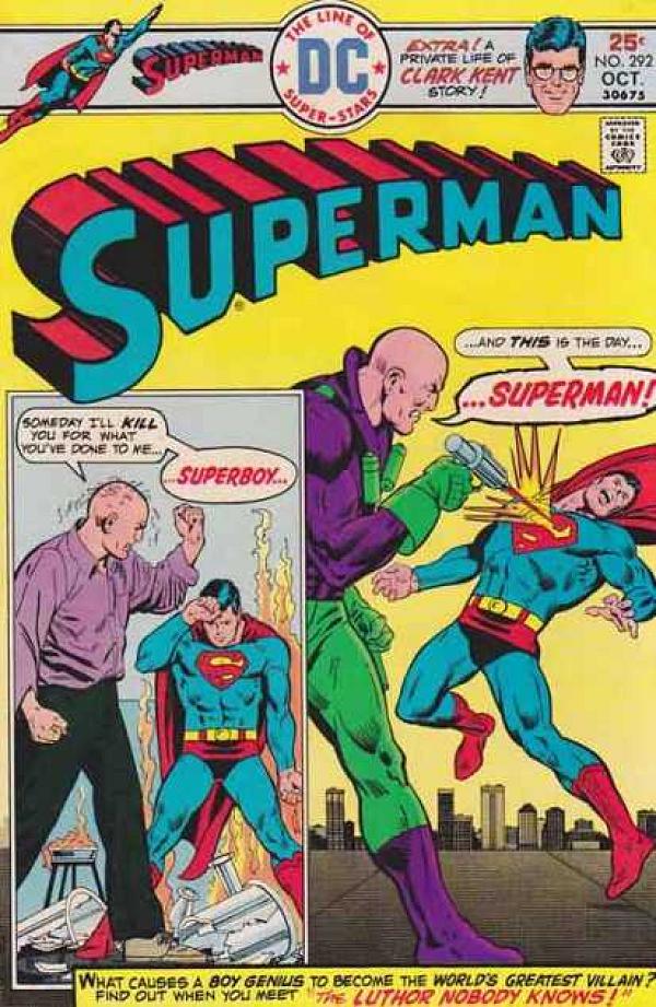 Superman #292 null cover