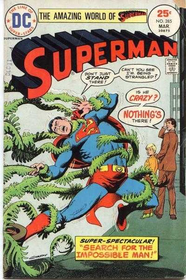 Superman #285 null cover