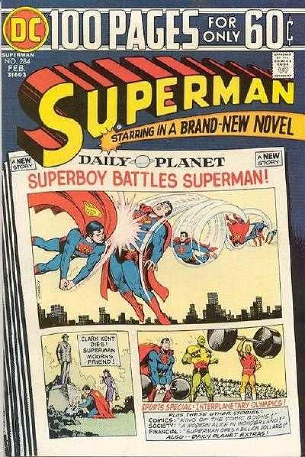 Superman #284 null cover