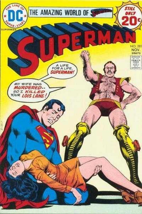 Superman #281 null cover